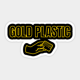 Road House: Gold Plastic Sticker